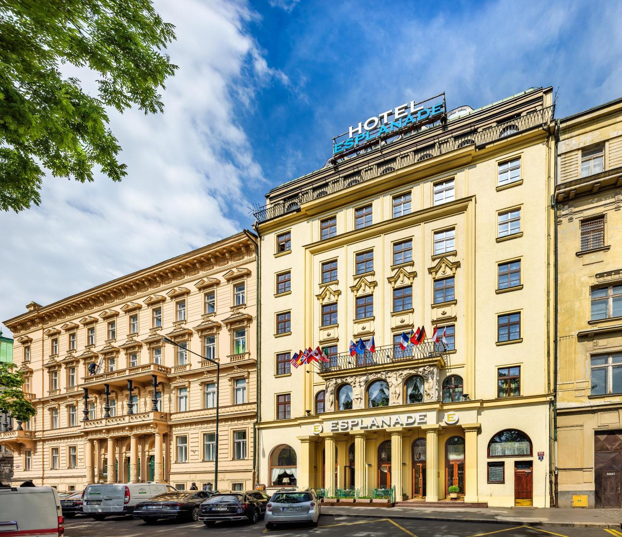 Esplanade Hotel Praag Buitenkant foto